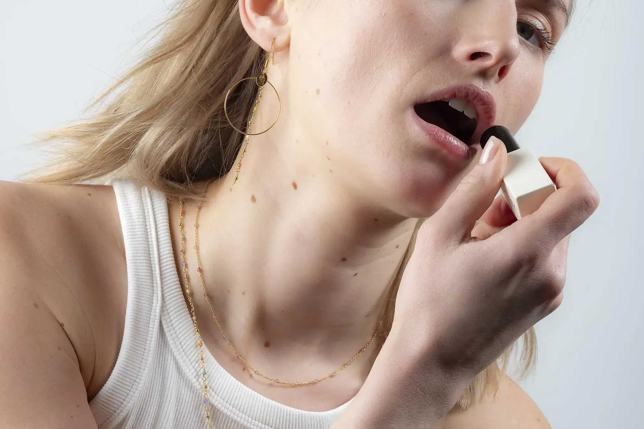 MURIELLE PERROTTI PERROTTI KETTING RIVE GOLD MULTI ZIRKONIUM MIX