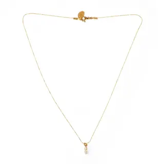 MURIELLE PERROTTI PERROTTI VENUS KETTING GOLD WHITE