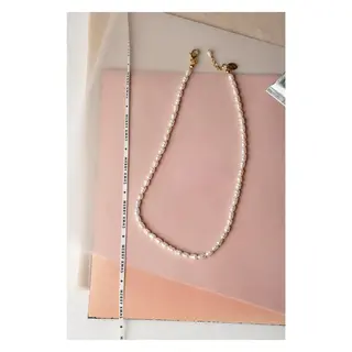 MURIELLE PERROTTI PERROTTI BRITNEY KETTING GOLD WHITE