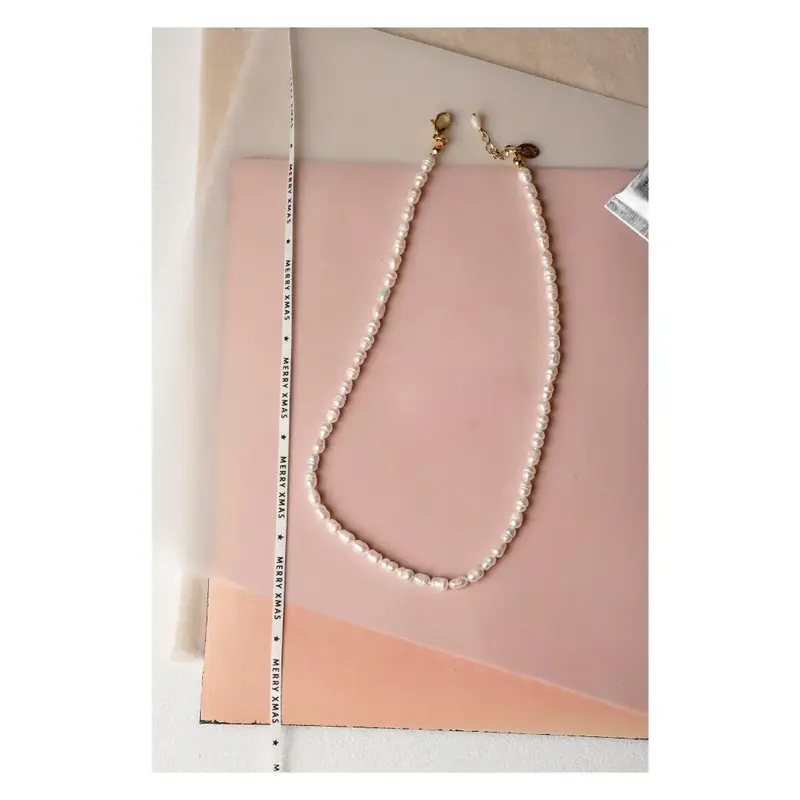 MURIELLE PERROTTI PERROTTI BRITNEY KETTING GOLD WHITE