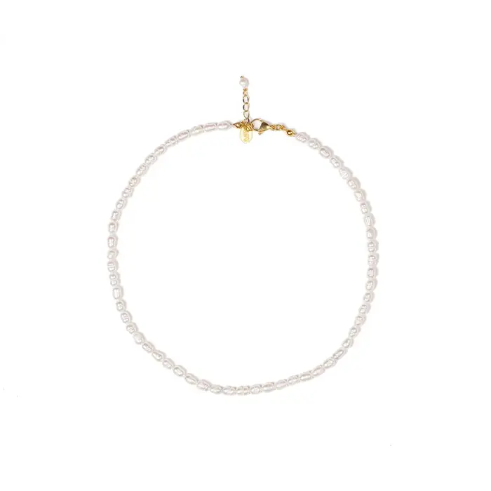 MURIELLE PERROTTI PERROTTI BRITNEY KETTING GOLD WHITE