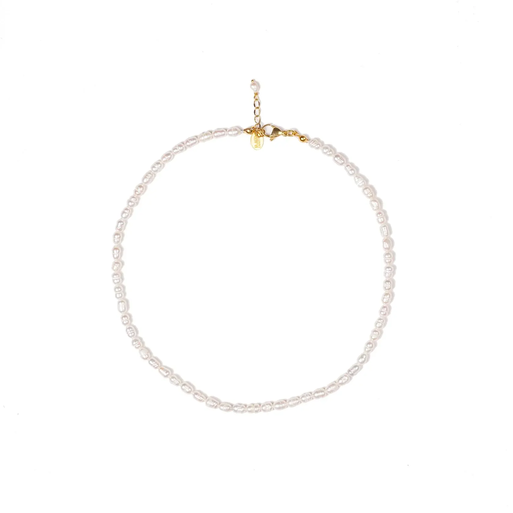 MURIELLE PERROTTI PERROTTI BRITNEY KETTING GOLD WHITE