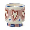 PADDYWAX A DOPO HEARTS CERAMIC CANDLE ROSEWOOD VANILLA