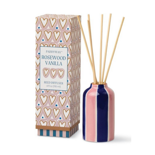 PADDYWAX PADDYWAX DIFFUSER CERAMIC HEARTS ROSEWOOD VANILLA