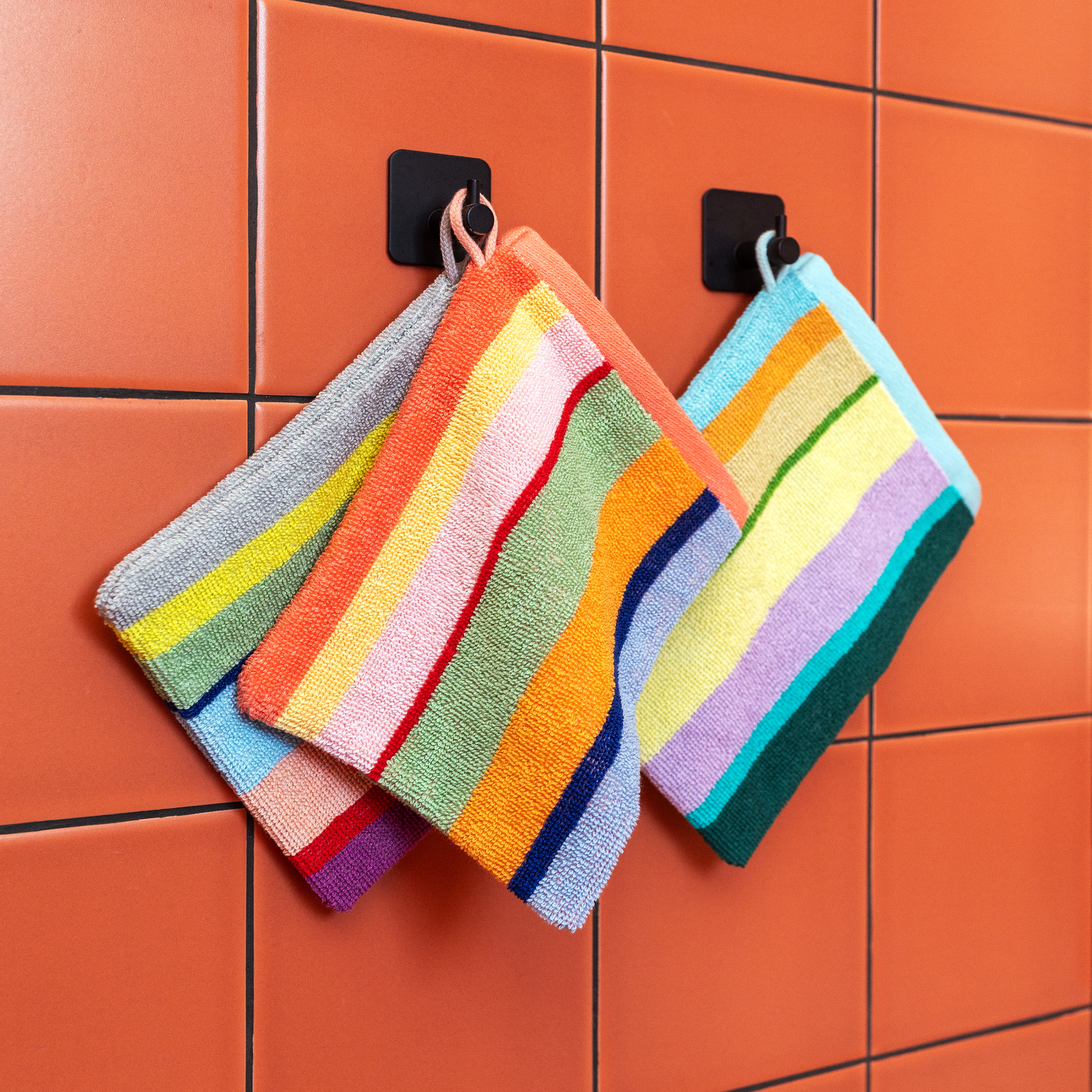 REMEMBER REMEMBER WASHCLOTHS NIZZA (SET OF 3)