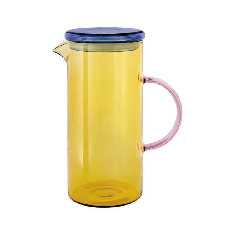 REMEMBER REMEMBER GLASS JUG FRED YELLOW