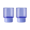 REMEMBER DRINKING GLASSES JILL BLUE (SET OF 2)