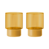 REMEMBER DRINKING GLASSES JILL YELLOW (SET OF 2)