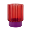 REMEMBER TEALIGHT GLASS LUMI RED