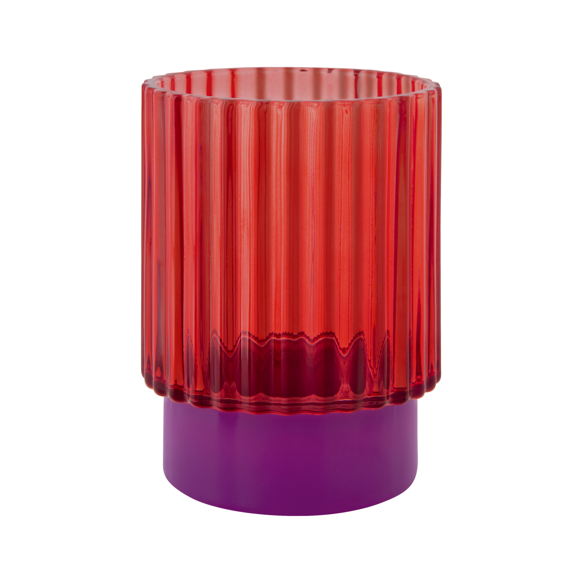 REMEMBER REMEMBER TEALIGHT GLASS LUMI RED