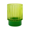 REMEMBER TEALIGHT GLASS LUMI LIME