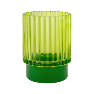 REMEMBER REMEMBER TEALIGHT GLASS LUMI LIME