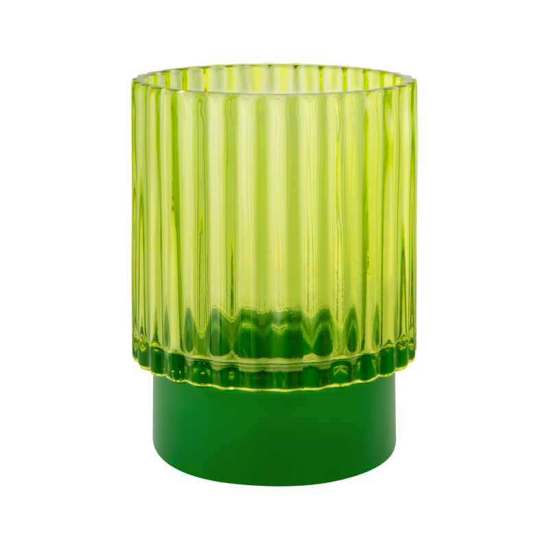 REMEMBER REMEMBER TEALIGHT GLASS LUMI LIME