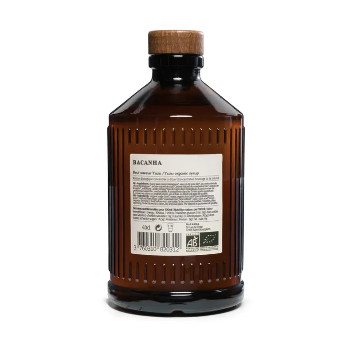 BACANHA BACANHA SIROP BRUT YUZU BIO