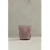 PAVEAU RIBBED BROOME GLASS (BORDEAUX)