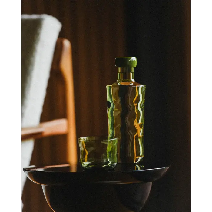 PAVEAU PAVEAU SWIRL BOTTLE LARGE 1,25L MOSS ( MOSGROEN )