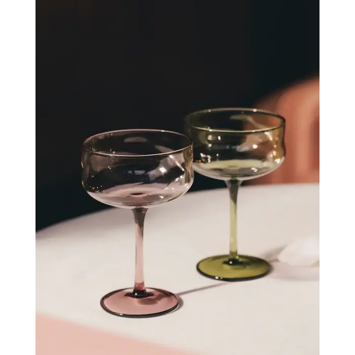 PAVEAU PAVEAU SWIRL COUPE GLASSES MOSS