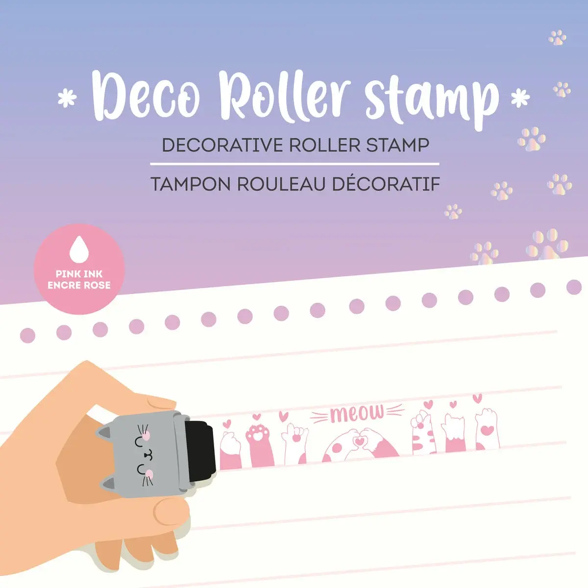 LEGAMI LEGAMI DECO ROLLER STAMP KITTY