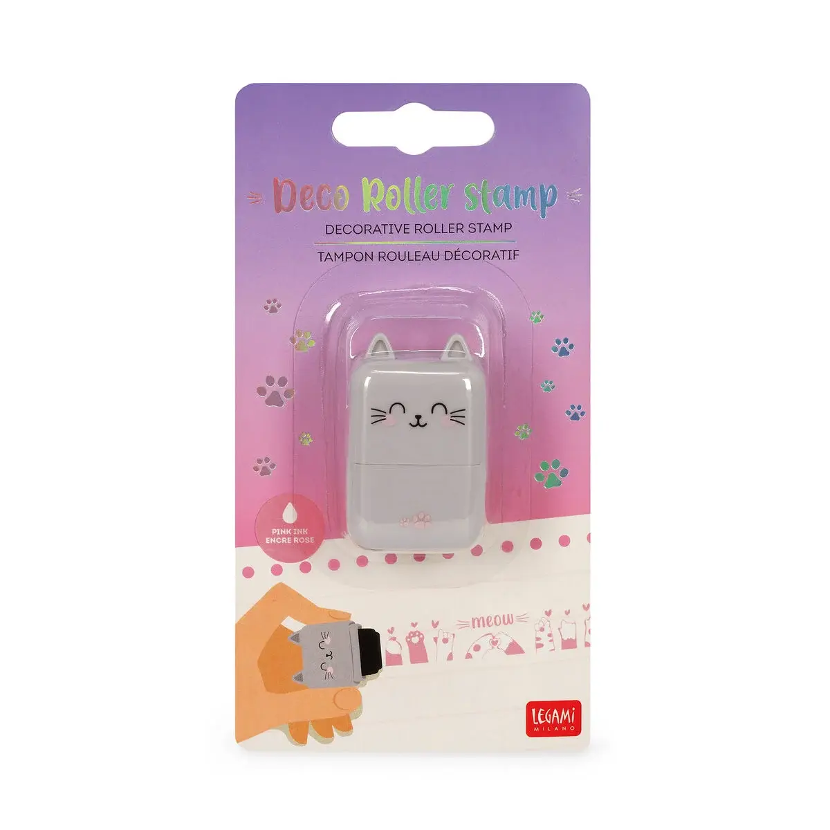 LEGAMI LEGAMI DECO ROLLER STAMP KITTY