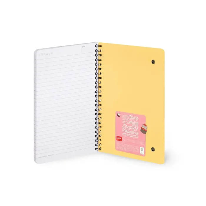 LEGAMI LEGAMI SPIRAL-BOUND NOTEBOOK A5 SUSHI CAT