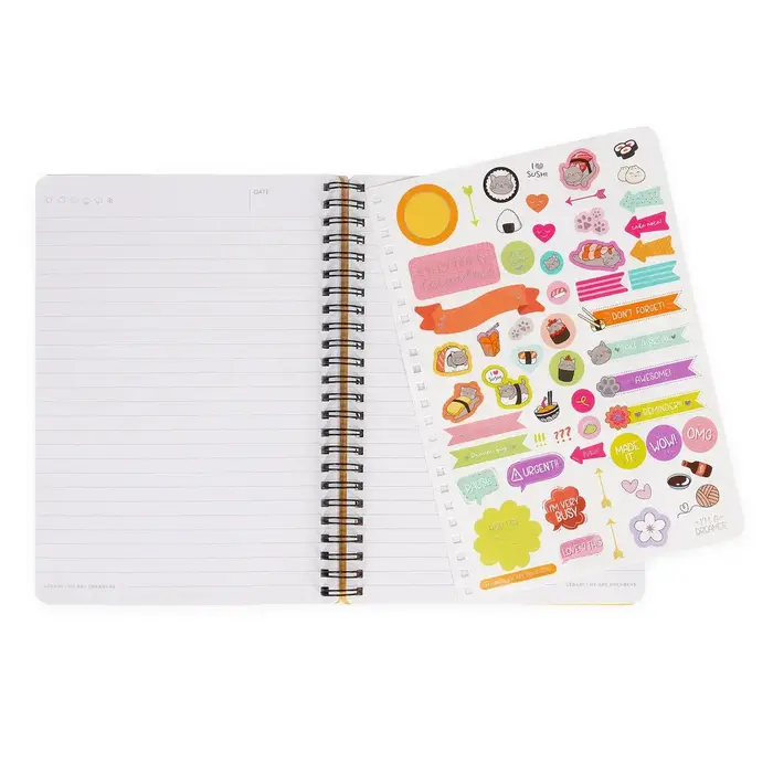 LEGAMI LEGAMI SPIRAL-BOUND NOTEBOOK A5 SUSHI CAT