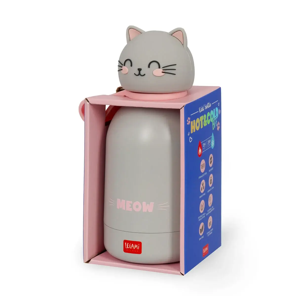 LEGAMI LEGAMI KIDS VACUUM BOTTLE HOT&COLD BFF KITTY