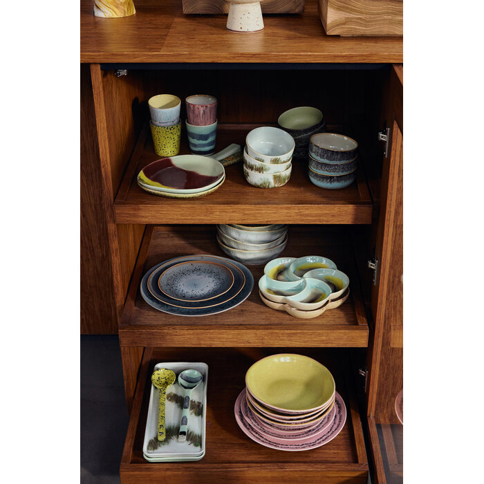 HK LIVING 70S CERAMICS CAKE TRAY TIDE