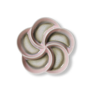 HK LIVING 70S CERMAMICS SNACK TRAY MUSE