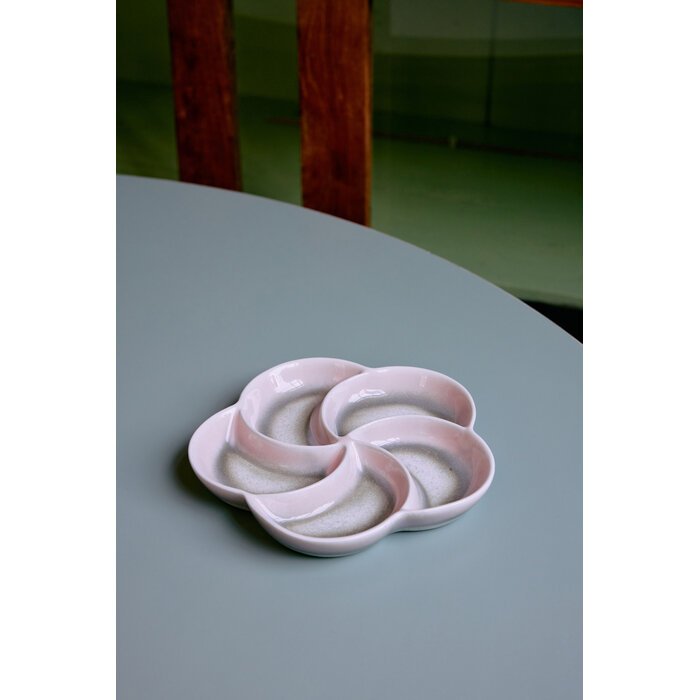 HK LIVING 70S CERMAMICS SNACK TRAY MUSE