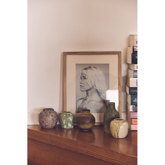 HK LIVING 70S CERAMICS SMALL VASES PURSUIT (SET OF 5)