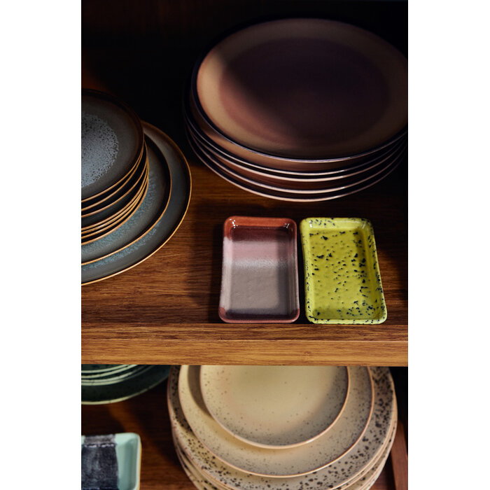 HK LIVING 70S CERAMICS XS DISH BLOOM