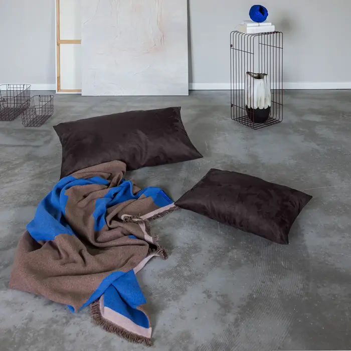 MD STUDIO THROW  COGNAC 135X175