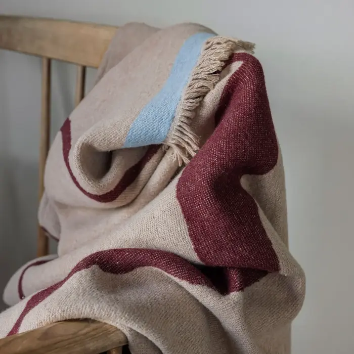 MD STUDIO THROW WINE 135X175