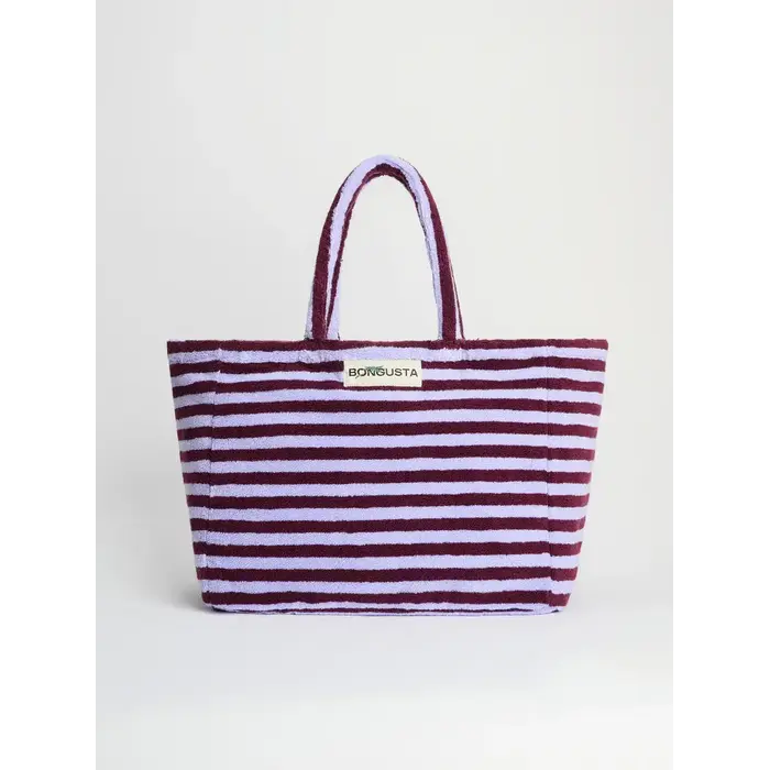 BONGUSTA BONGUSTA NARAM WEEKEND BAG WINE & LAVENDER BLUE