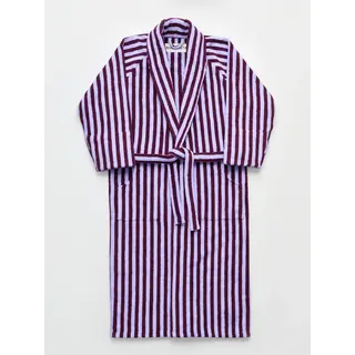 BONGUSTA BONGUSTA NARAM BATHROBE WINE & LAVENDER BLUE S/M