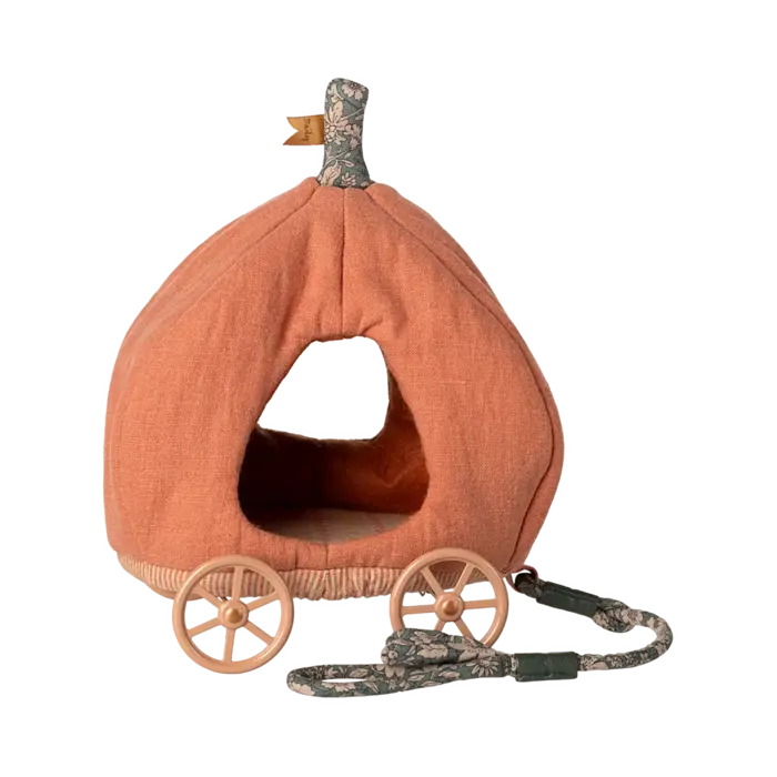 MAILEG MAILEG PUMPKIN CARRIAGE MOUSE