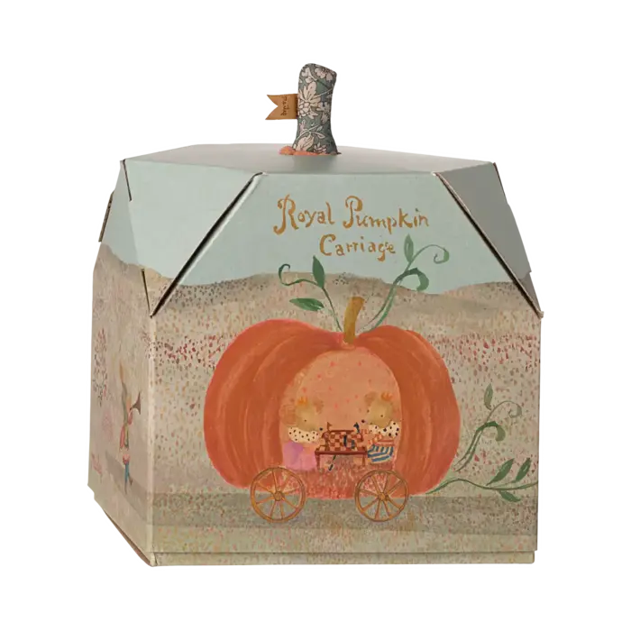 MAILEG MAILEG PUMPKIN CARRIAGE MOUSE
