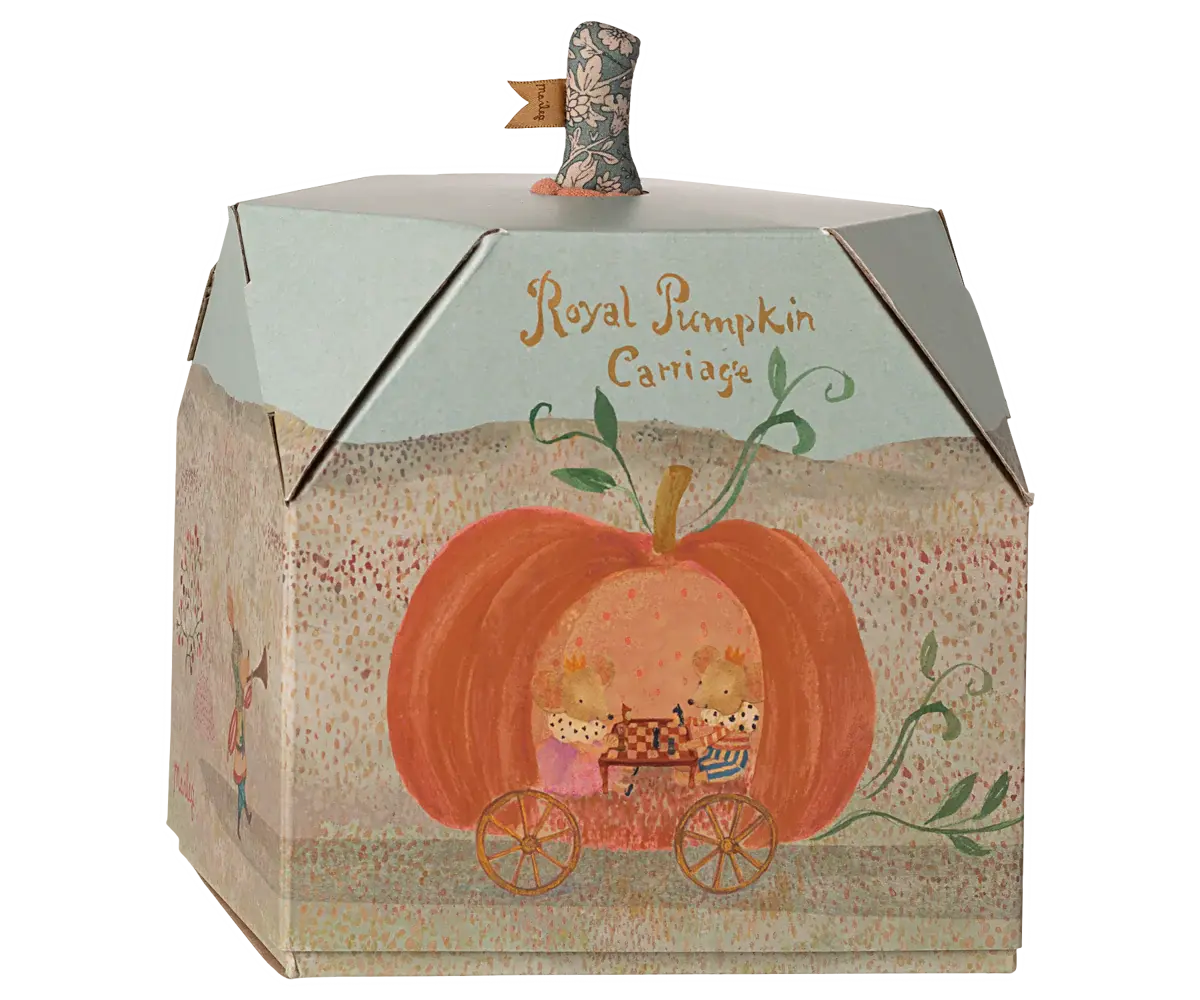 MAILEG MAILEG PUMPKIN CARRIAGE MOUSE