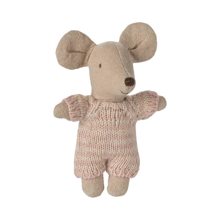 MAILEG MAILEG BABY MOUSE CARRY COT ROSE
