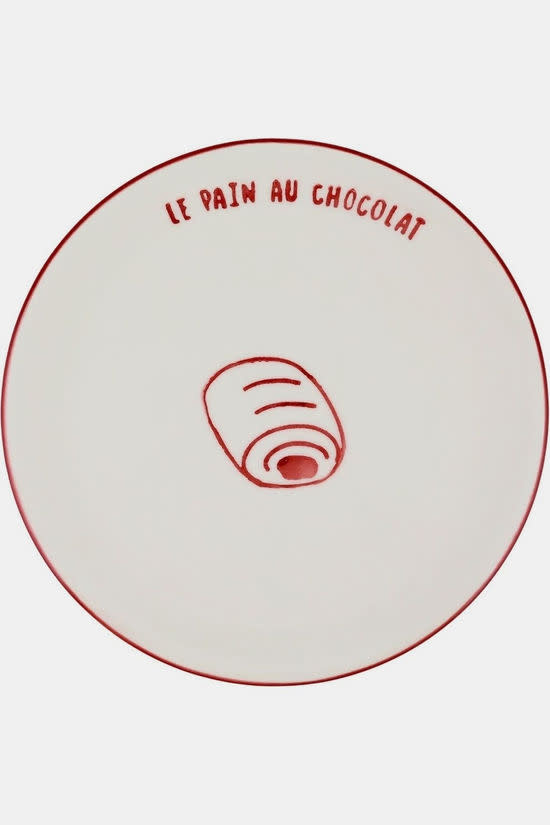 ATELIER PISTACHE ATELIER PISTACHE BREAKFAST PLATE LE PAIN AU CHOCOLAT