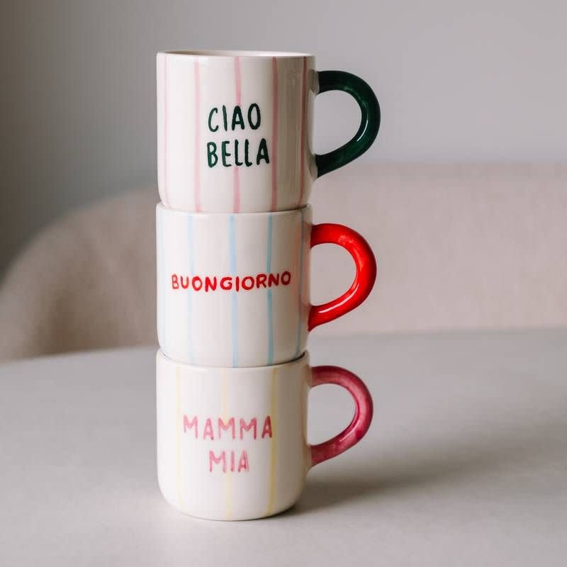 ATELIER PISTACHE ATELIER PISTACHE COFFEE MUG CIAO BELLA