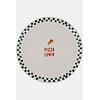 ATELIER PISTACHE LARGE PLATE PIZZA LOVER GREEN