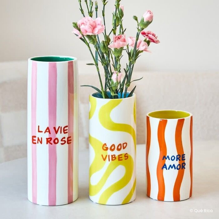 QUE RICO QUE RICO VASE ANTONIA LA VIE EN ROSE