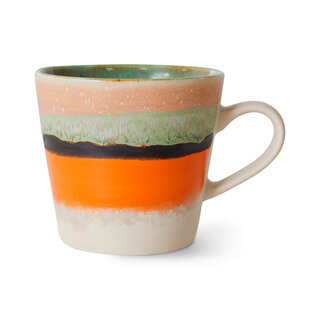 HK LIVING 70S CERAMICS CAPPUCCINO MUG BURST