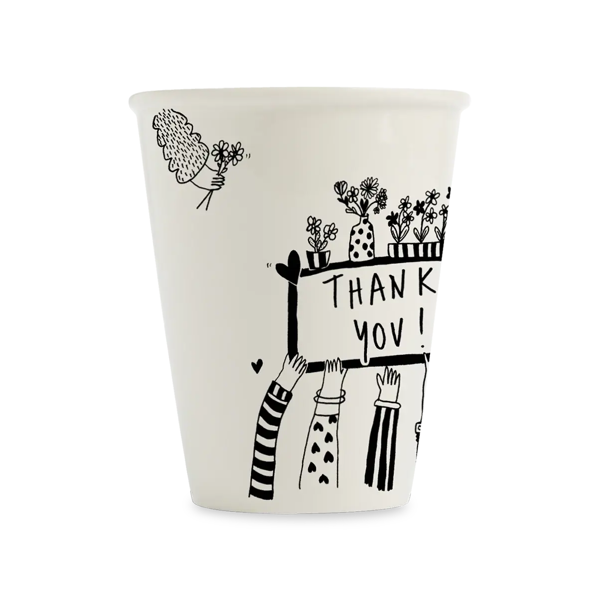 HELEN B HELEN B CUP THANK YOU ARMS
