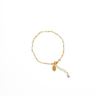 MURIELLE PERROTTI PERROTTI ARMBAND RIVE GOLD MULTI ZIRKONIUM MIX