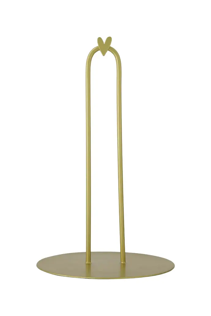 ZUSSS ZUSSS KEUKENROLHOUDER HARTJE GOUD