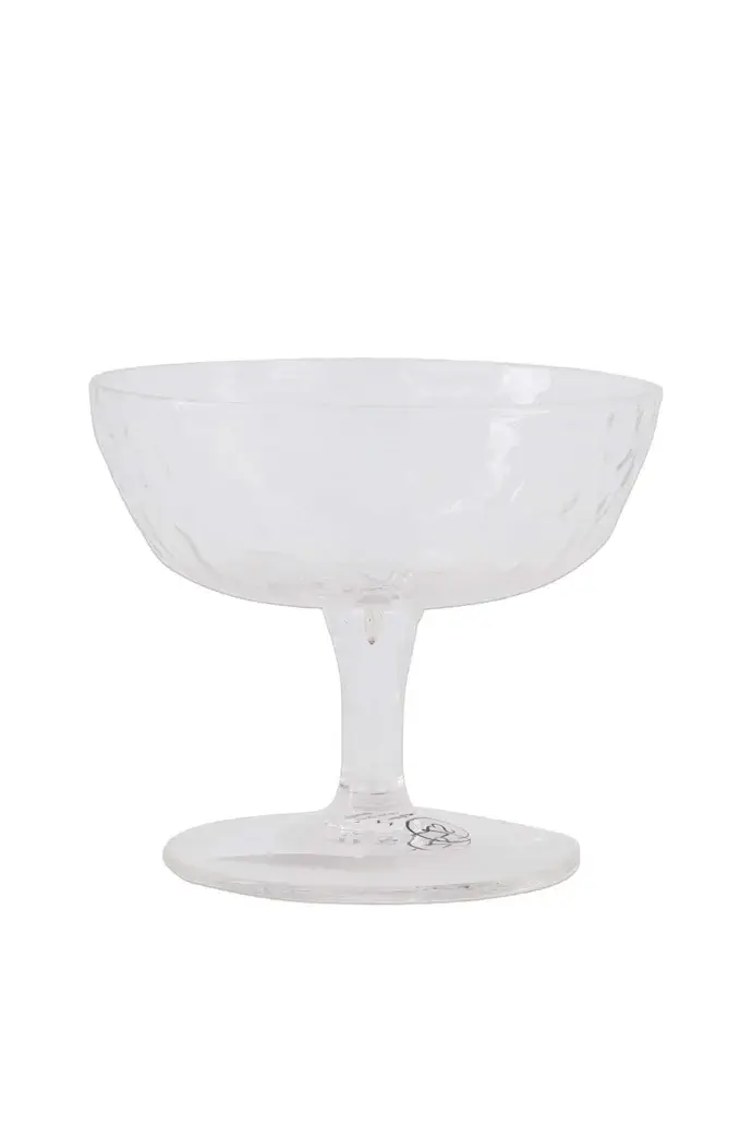 ZUSSS ZUSSS COUPE GLAS HARTJE TRANSPARANT