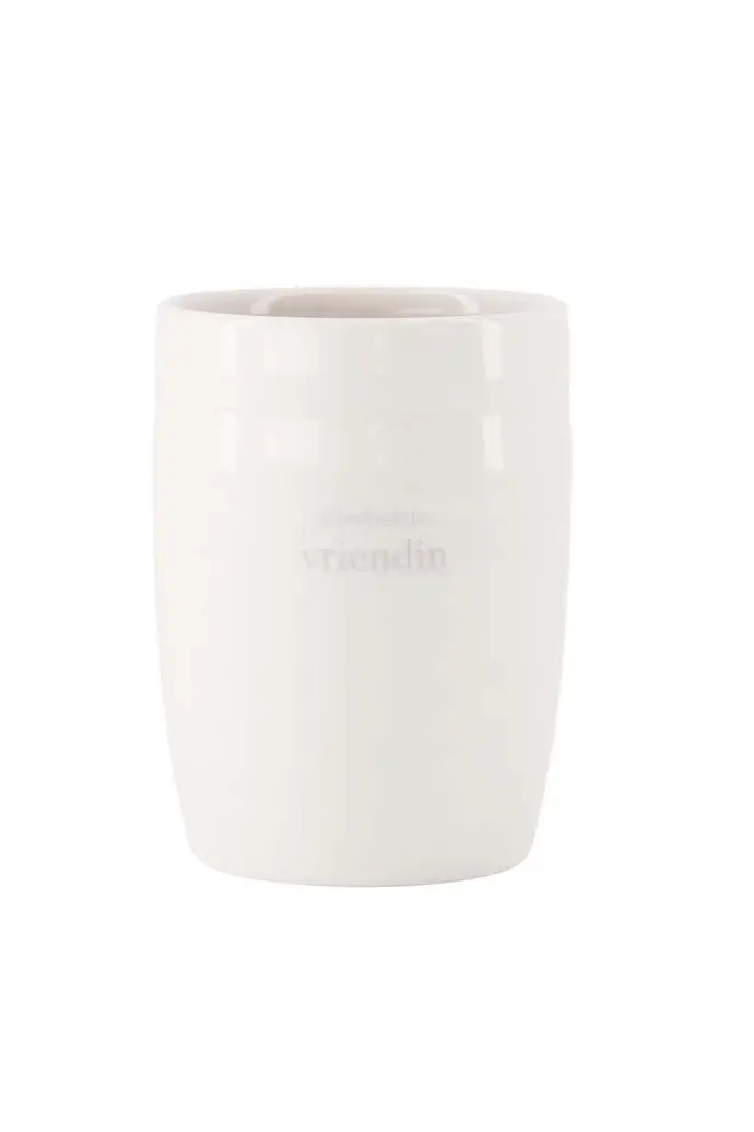 ZUSSS ZUSSS KOFFIEMOK ALLERLIEFSTE VRIENDIN WIT / LILA