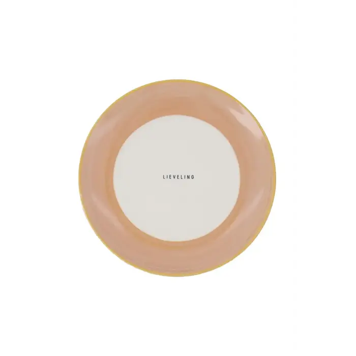 ZUSSS ZUSSS ONTBIJTBORD LIEVELING WHITE/LIGHT PINK